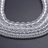 Matte Glass Beads Round Loose Beads 4/6/8/10/12mm