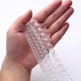 Matte Glass Beads Round Loose Beads 4/6/8/10/12mm