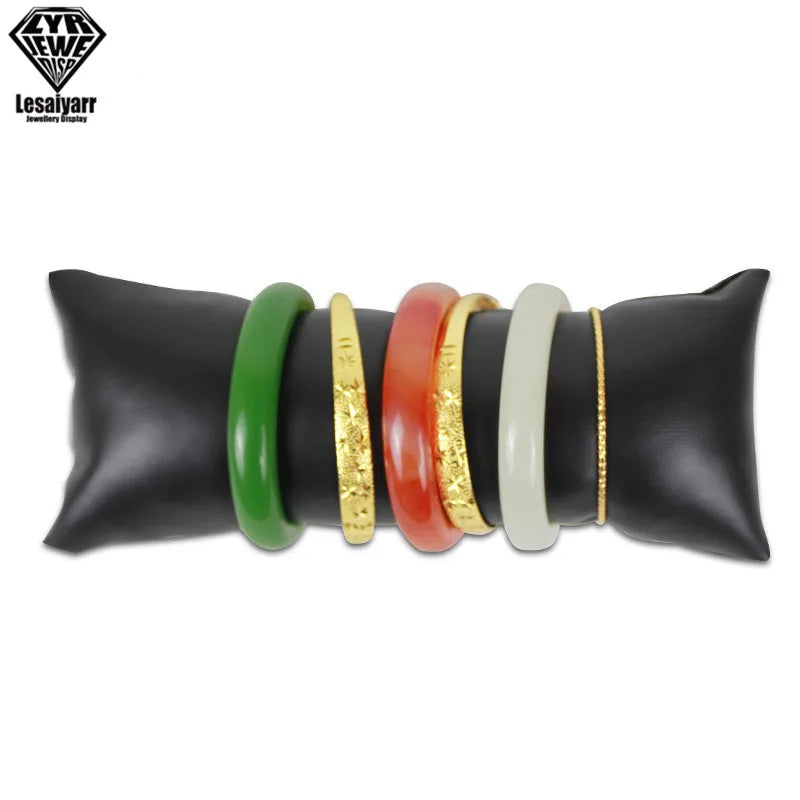 Velvet Pearl Bracelet Watch Display Pillows