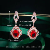 AAA Zircon 18KT Rose Stud Earrings
