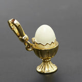 Enamel Glaze Egg Pendant Bag Pendant Jewelry