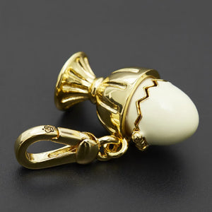 Enamel Glaze Egg Pendant Bag Pendant Jewelry