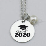 Engraved Class of Necklace Pendant, DIY Charm, 22mm, 5Pcs/Lot