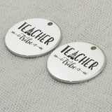 Engraved pendant,Teacher Tribe Pendant,Boho Jewelry,Tribal Jewelry