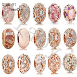 Wholesale Eternal Rose Snowflake Daisy Zircon Charm Wedding DIY Accessories