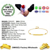 European 18KT Chain Bracelet for Christmas Gift