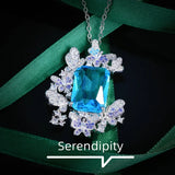 European Butterfly Zircon 18KT Pendant Charm - NO CHAIN