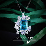 European Butterfly Zircon 18KT Pendant Charm - NO CHAIN