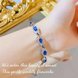 Geometric AAA Zircon 18KT Bracelet for European Woman