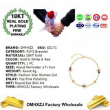 Vintage RUYI Cloud 18KT Chain Bracelet