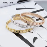 Brass Gold-Plated Flower Bracelet for Women
