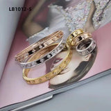 Brass Gold-Plated Flower Bracelet for Women