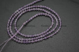 Natural Amethyst Diamond Cutting Stone Round Beads