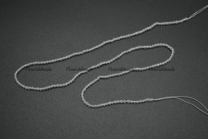 Natural Crystal Quartz 2mm Round Loose Beads