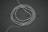 Natural Crystal Quartz 2mm Round Loose Beads