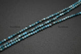 2mm Dark Apatite Diamond Cutting Stone Round Loose Beads