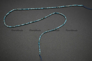 2mm Dark Apatite Diamond Cutting Stone Round Loose Beads