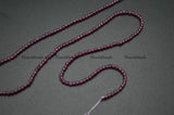 2mm Natural Purple Garnet Diamond Cutting Round Loose Beads