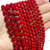 Faceted Agate Jade Tiger Eye Crystal Beads 6/8/10MM