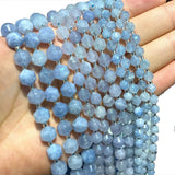 Faceted Agate Jade Tiger Eye Crystal Beads 6/8/10MM