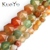Faceted Mix Peacock Agates Round Beads 15''Inch 6/8/10mm DIY Jewelry Making
