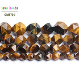 Yellow Tiger Eye Round Beads 6/8/10/12mm