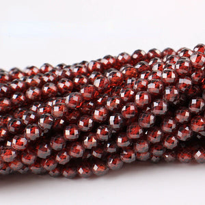 Faceted Zircon Beads Small Natural Stone Diy Bracelet Necklace Earring Beads