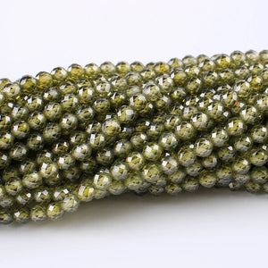 Faceted Zircon Beads Small Natural Stone Diy Bracelet Necklace Earring Beads