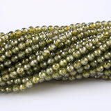 Faceted Zircon Beads Small Natural Stone Diy Bracelet Necklace Earring Beads