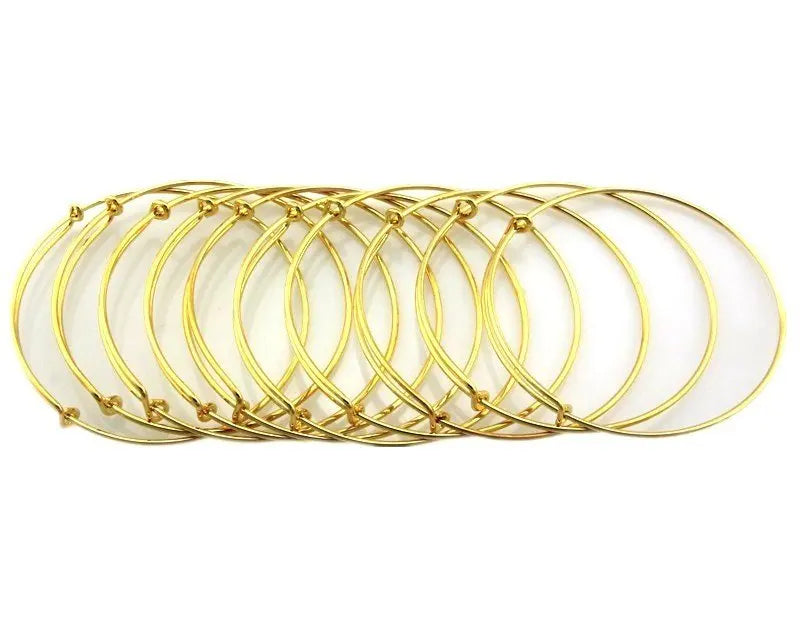 10 Pcs/ Lot Silver & Rhodium Plated Charm Bracelets & Bangles Jewelry