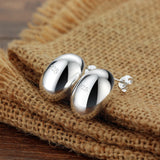 925 Sterling Silver Beetle Stud Earrings