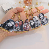 Personal Family Picture Pendant Necklace Hip Hop
