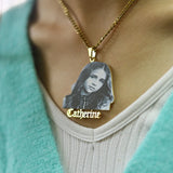 Personal Family Picture Pendant Necklace Hip Hop