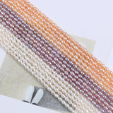 2.5-3mm Rice Pearls Strand - Jewelry Making Pearls