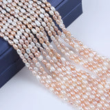 Freshwater Rice Pearls Strand For Jewelry Making