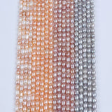 Freshwater Rice Pearls Strand For Jewelry Making