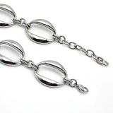 Stainless Steel Geometric Chain Bracelet for Women