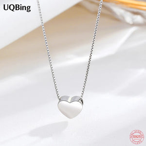 Sterling Silver Heart Necklace for Women