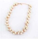 Pearl Choker Necklace Women Statement Collar Necklaces