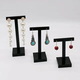 Lot Of 3 Acrylic Earrings Display Stand Rack Holder