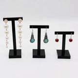 Lot Of 3 Acrylic Earrings Display Stand Rack Holder