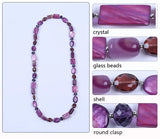 Crystal Shell Agate Necklace for Women