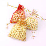 Pink Champagne Organza Gauze Bag Drawstring for Holiday Packing
