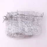 Pink Champagne Organza Gauze Bag Drawstring for Holiday Packing