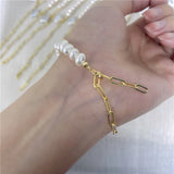 Potato Shape Pearl Bracelet for Girls