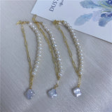Potato Shape Pearl Bracelet for Girls