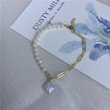 Potato Shape Pearl Bracelet for Girls