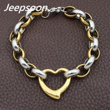Stainless Steel Heart Bracelet Chain High Quality