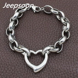 Stainless Steel Heart Bracelet Chain High Quality