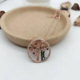 Tree Of Life Necklace 925 Sterling Silver Pendants Jewelry Couple Lover Family